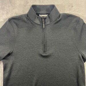 NIKE Quarter Zip Pullover Mens Large Gray DH0986-010 Gym Athleisure Casual